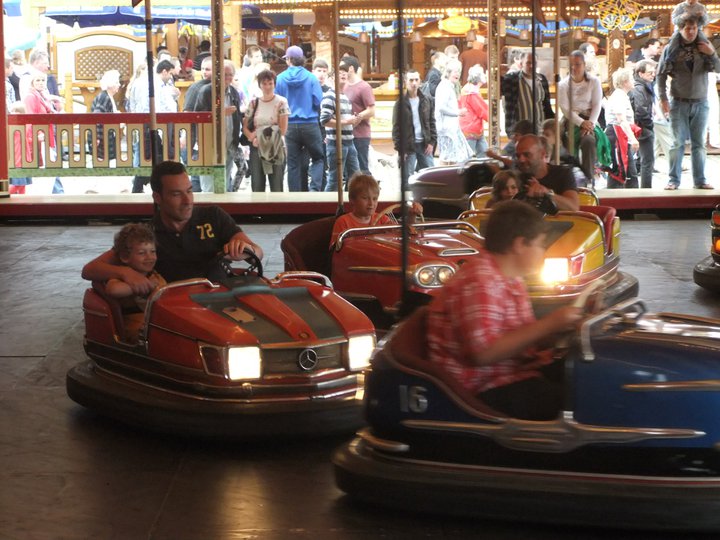 Historischer Pfostenskooter auf dem Augustmarkt in Papenburg